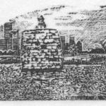 "Fort Denison" 3cm x 4.4cm
Edition 25, $45 unframed
