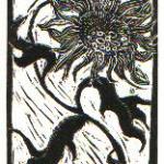 "Flameflower" $45 unframed