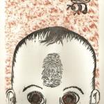 "Impressionable"
Woodcut, with monotype & stamp